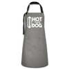 Hot Diggity Dog Funny Grilling Artisan Apron - gray/black