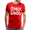 Hot Diggity Dog Funny Grilling Men's Premium T-Shirt - red