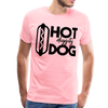 Hot Diggity Dog Funny Grilling Men's Premium T-Shirt - pink