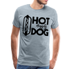 Hot Diggity Dog Funny Grilling Men's Premium T-Shirt - heather ice blue