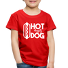 Hot Diggity Dog Funny Grilling Toddler Premium T-Shirt - red