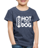 Hot Diggity Dog Funny Grilling Toddler Premium T-Shirt - heather blue