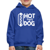 Hot Diggity Dog Funny Grilling Kids‘ Premium Hoodie - royal blue