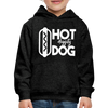 Hot Diggity Dog Funny Grilling Kids‘ Premium Hoodie - charcoal gray