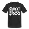 Hot Diggity Dog Funny Grilling Kids' Premium T-Shirt - black