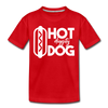 Hot Diggity Dog Funny Grilling Kids' Premium T-Shirt - red
