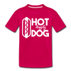 Hot Diggity Dog Funny Grilling Kids' Premium T-Shirt - dark pink