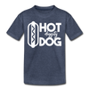 Hot Diggity Dog Funny Grilling Kids' Premium T-Shirt - heather blue