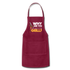 Why are you all up in my Grill? Funny BBQ Adjustable Apron