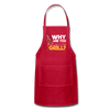 Why are you all up in my Grill? Funny BBQ Adjustable Apron