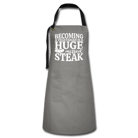Becoming A Vegetarian Is A Huge Missed Steak Artisan Apron
