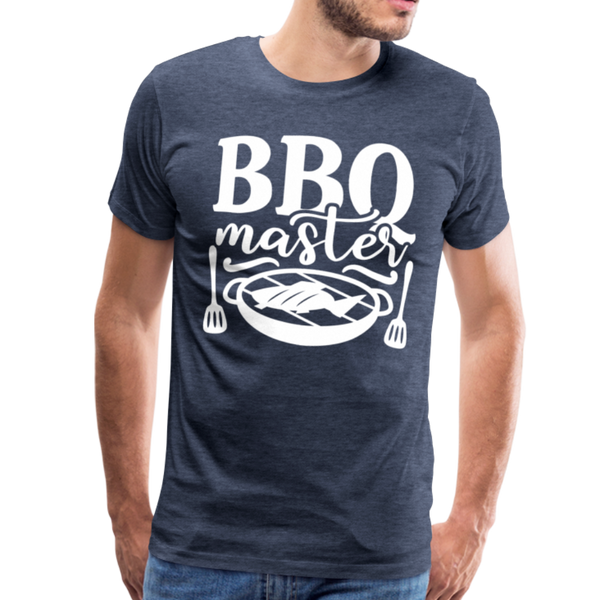 BBQ Master's Grilling Men's Premium T-Shirt - heather blue