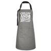 Chillin' and Grillin' BBQ Time Grilling Artisan Apron - gray/black