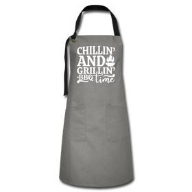 Chillin' and Grillin' BBQ Time Grilling Artisan Apron