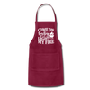 Come on Baby Light my Fire Grilling Adjustable Apron - burgundy