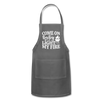 Come on Baby Light my Fire Grilling Adjustable Apron - charcoal