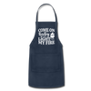 Come on Baby Light my Fire Grilling Adjustable Apron - navy