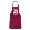 First I Light The Fire Then I Grill The Things Adjustable Apron