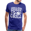 Grillers Gonna Grill BBQ Men's Premium T-Shirt - royal blue