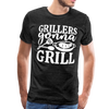 Grillers Gonna Grill BBQ Men's Premium T-Shirt - charcoal gray