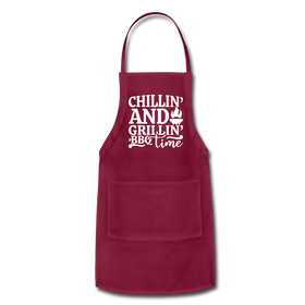 Chillin' and Grillin' BBQ Time Grilling Adjustable Apron