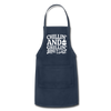 Chillin' and Grillin' BBQ Time Grilling Adjustable Apron - navy