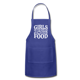 Girls Dig Guys Who Can Cook Their Own Food Adjustable Apron