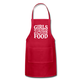 Girls Dig Guys Who Can Cook Their Own Food Adjustable Apron