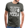 Grill Masters Timer Men's Premium T-Shirt - asphalt gray