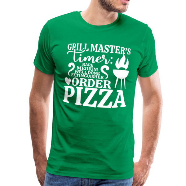 Grill Masters Timer Men's Premium T-Shirt - kelly green