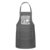 Grillers Gonna Grill BBQ Adjustable Apron - charcoal