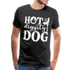 Hot Diggity Dog BBQ Grilling Men's Premium T-Shirt - black