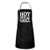 Hot Off The Grill BBQ Artisan Apron - black/white