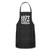 Hot Off The Grill BBQ Adjustable Apron - black