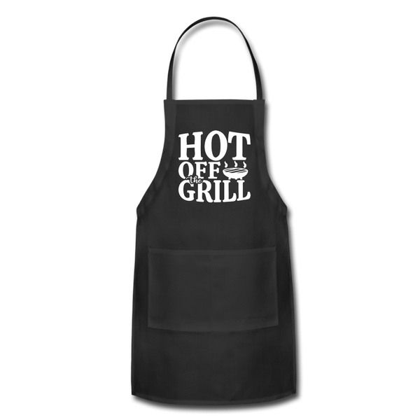 Hot Off The Grill BBQ Adjustable Apron - black