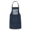 Hot Off The Grill BBQ Adjustable Apron - navy