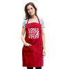 I Only Smoke the Good Stuff BBQ Adjustable Apron - red