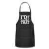 I'd Smoke That Funny BBQ Adjustable Apron