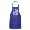 I'd Smoke That Funny BBQ Adjustable Apron