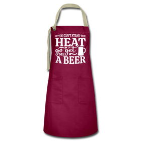 If You can't Stand the Heat go get me a Beer BBQ Artisan Apron
