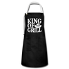 King of the Grill BBQ Artisan Apron - black/white