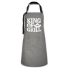 King of the Grill BBQ Artisan Apron - gray/black