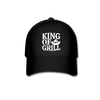 King of the Grill BBQ Baseball Cap - black