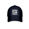 King of the Grill BBQ Baseball Cap - navy