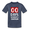 Zero Days Without a Tantrum Kids' Premium T-Shirt - heather blue