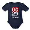 Zero Days Without a Tantrum Organic Short Sleeve Baby Bodysuit