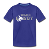 Wild and Rowdy Cowboy Kids' Premium T-Shirt - royal blue