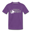 Wild and Rowdy Cowboy Kids' Premium T-Shirt - purple