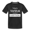 Todays Tantrum Sponsored by Everything Kids' Premium T-Shirt - black