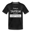 Todays Tantrum Sponsored by Everything Kids' Premium T-Shirt - charcoal gray